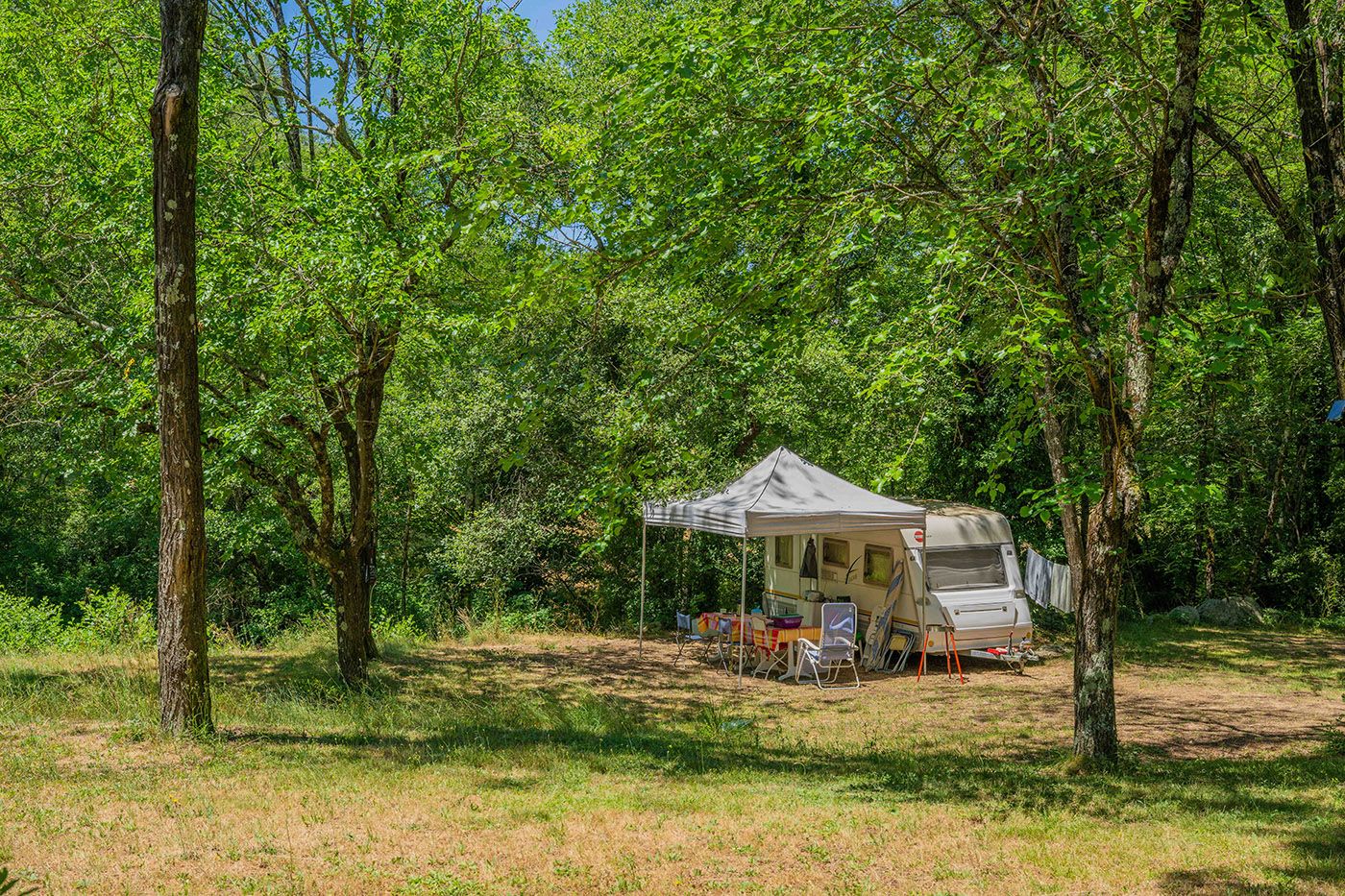 Les emplacements de camping Les emplacements de camping