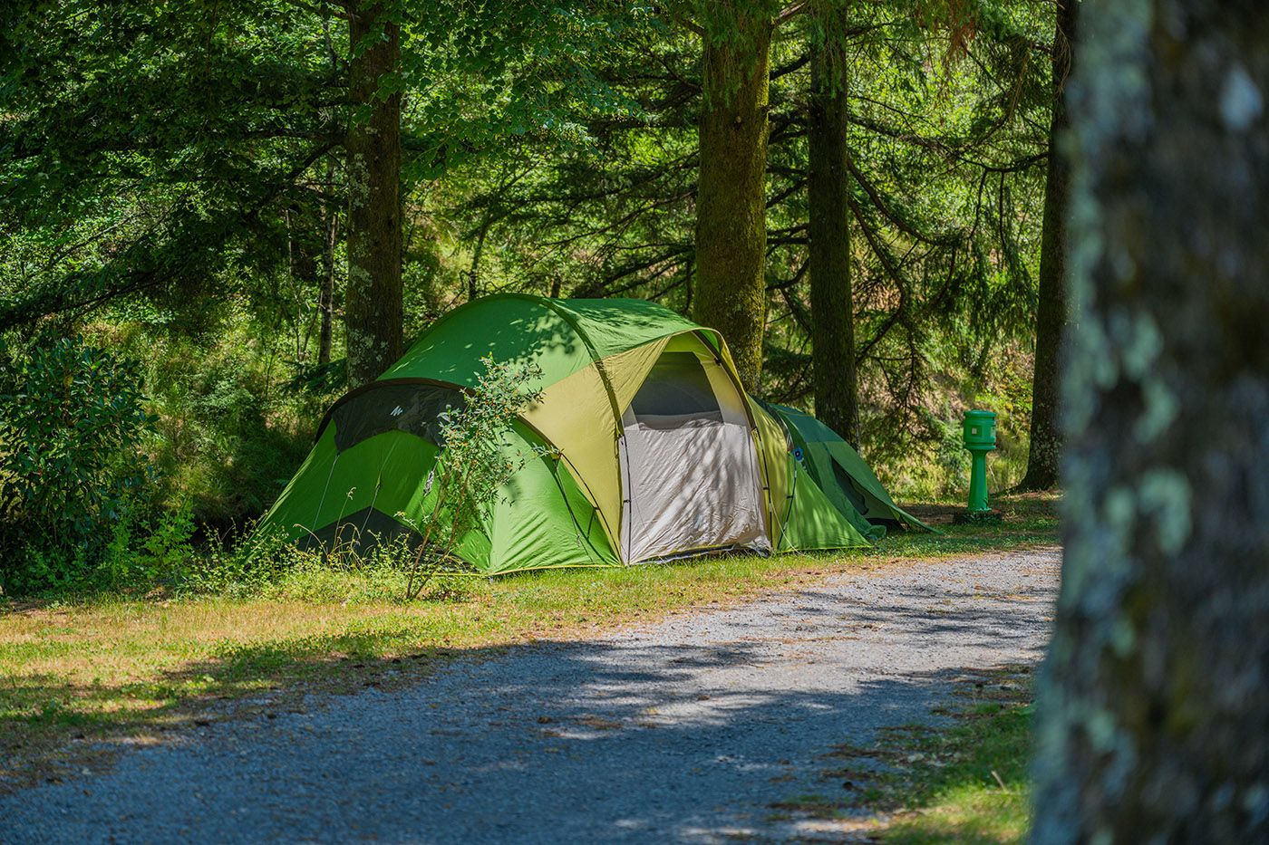 Les emplacements de camping Les emplacements de camping