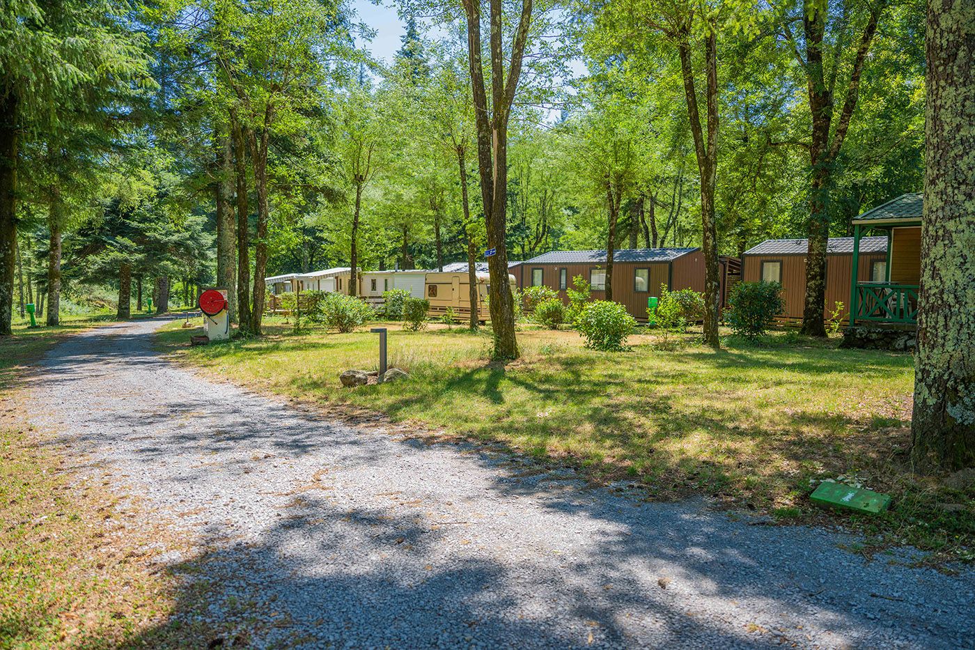 Les emplacements de camping Les emplacements de camping